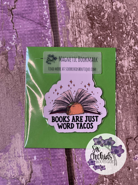 Word Tacos Magnetic Bookmark