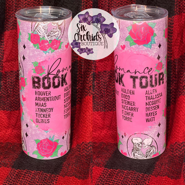 Romance Book Tour Tumbler