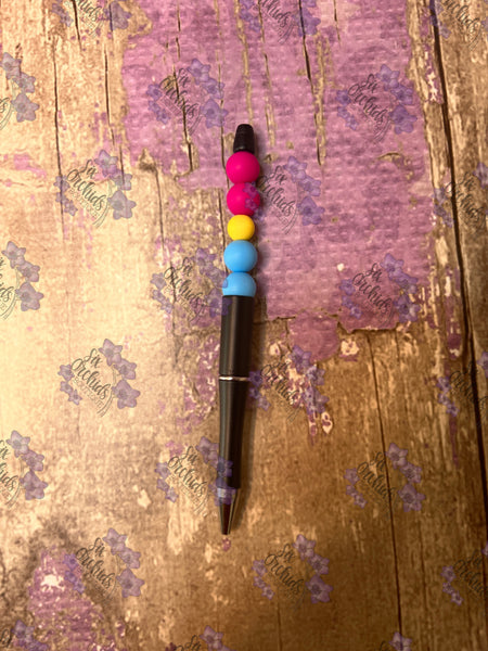 Pansexual Beaded Pen