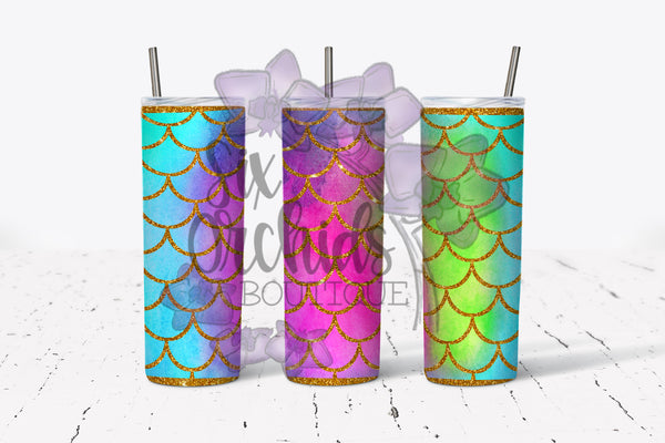 Glitter Mermaid 2 Tumbler