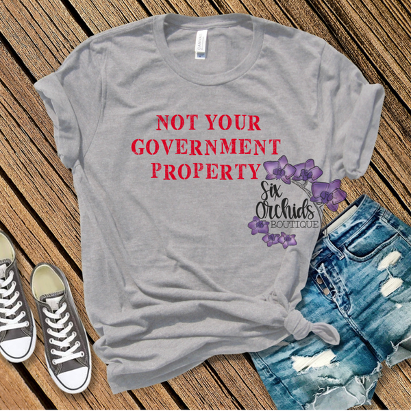 Not Your Government Property