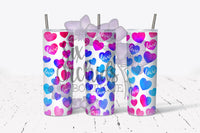 Hearts 3 Tumbler