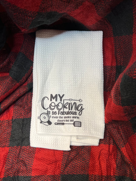 Cooking is So Fabulous Towel