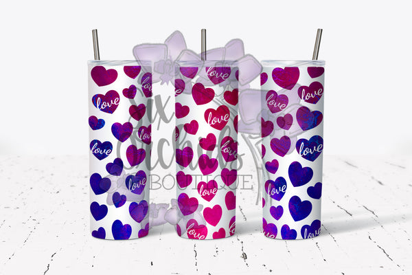 Hearts 1 Tumbler