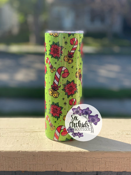 Christmas Wrapping Paper Tumbler