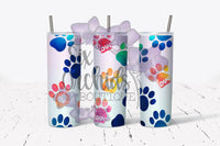 Paw Print 1 Tumbler