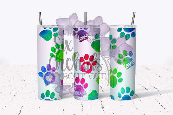 Paw Print 2 Tumbler