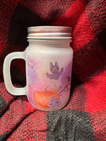 Halloween Scene Mason Jar