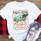 Farm Fresh Christmas Trees Green Truck