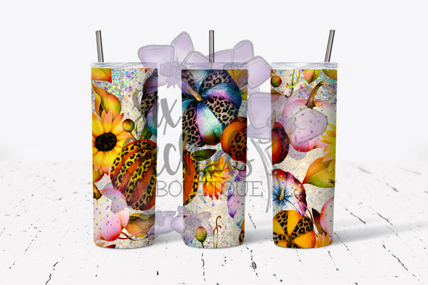 Leopard Pumpkins Tumbler